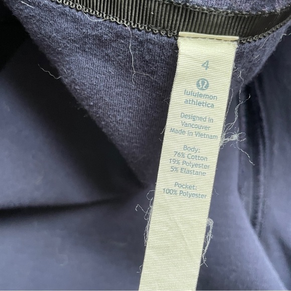 LULULEMON Insculpt Jacket Indigo Blue and Black 4 - Picture 6 of 6